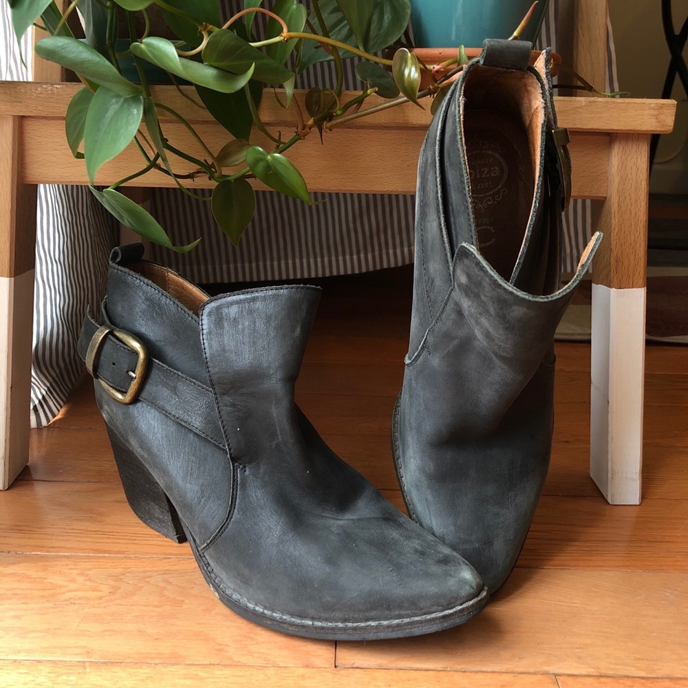 Jeffrey Campbell Jonas Black Western Ankle Boot